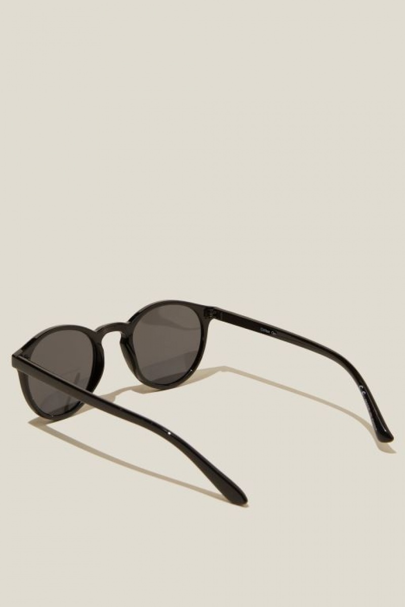 Cotton On Lorne Polarized Men's Sunglasses Black | eDsasvJULYb