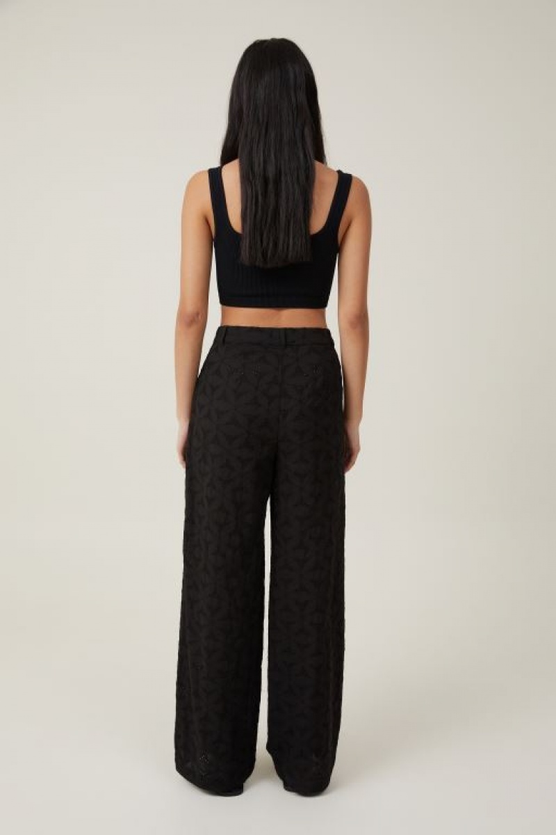 Cotton On Luna Women's Pants Black | qOW3WKbuRS3
