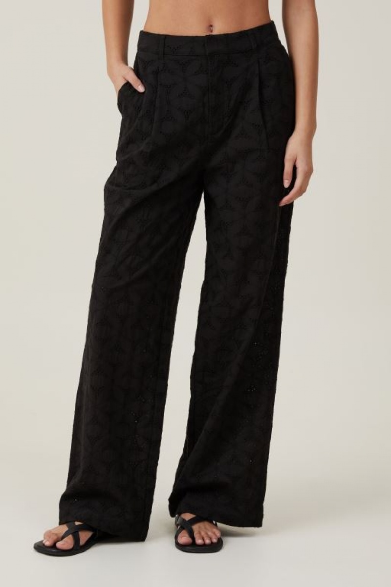 Cotton On Luna Women's Pants Black | qOW3WKbuRS3