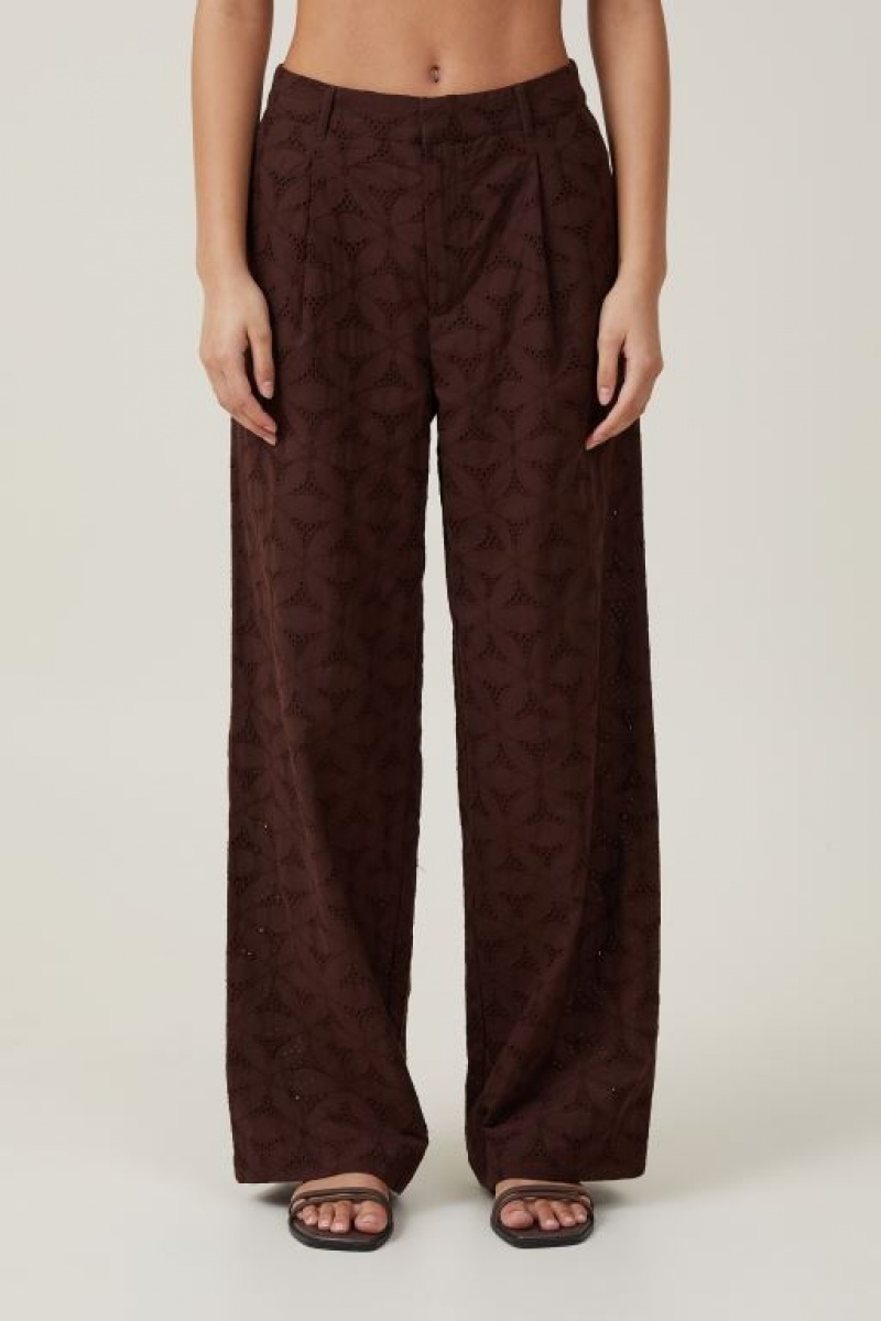 Cotton On Luna Women's Pants Dark | cb8TAUYiDT9