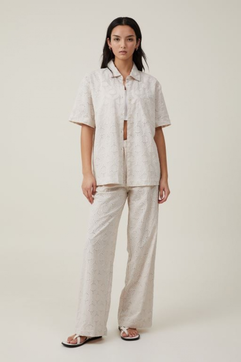Cotton On Luna Women's Shirts Grey | qTTKfwOFr1Z