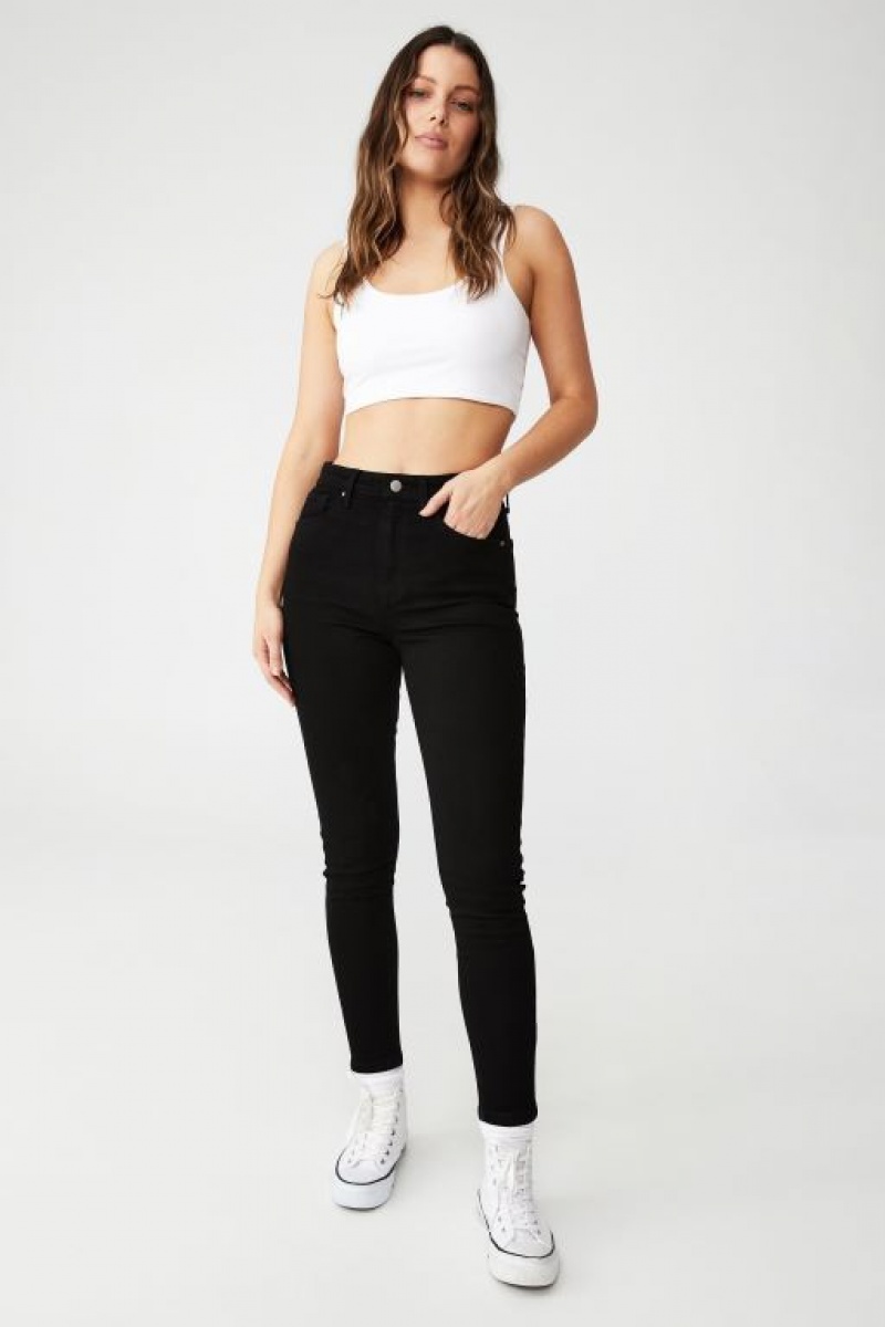 Cotton On Luxe Skinny Women's Jeans Black | CGEurcF5hDq