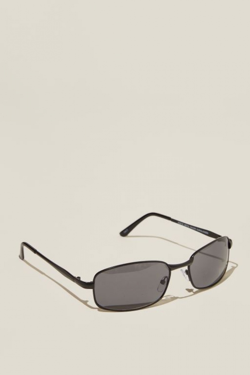 Cotton On Maeve Metal Racer Women's Sunglasses Black / Black | dQ6Ubwh1Xlr