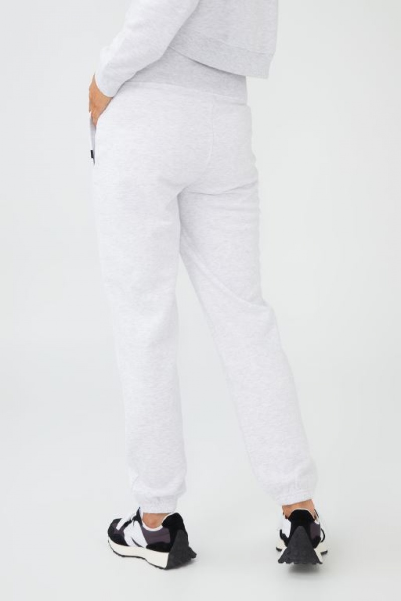 Cotton On Maternity Plush Gym Track Women's Track Pants Grey | SitobUuhFOM