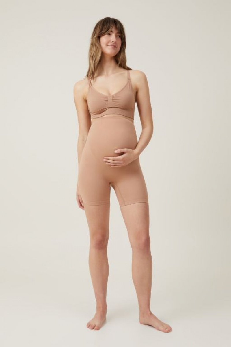 Cotton On Maternity Seamless Nursing Women's Bras Maple | e6pLp1Ja5WN