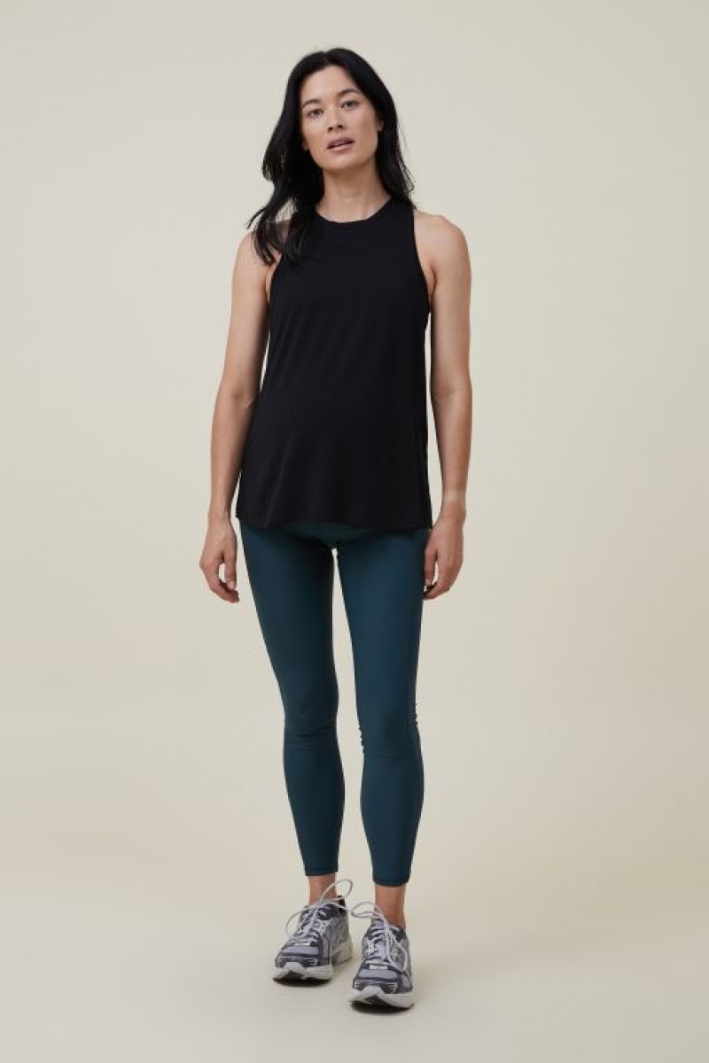 Cotton On Maternity V2 Women's Tanks Black | fgoPSl8zIJ5
