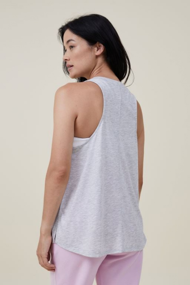 Cotton On Maternity V2 Women's Tanks Grey | IyHWD9LJIw6