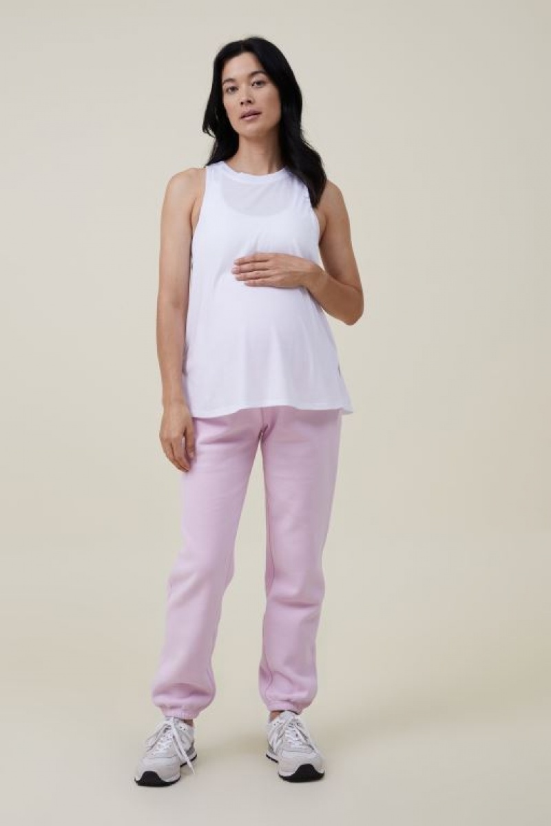 Cotton On Maternity V2 Women's Tanks White | APniPsdpY5M