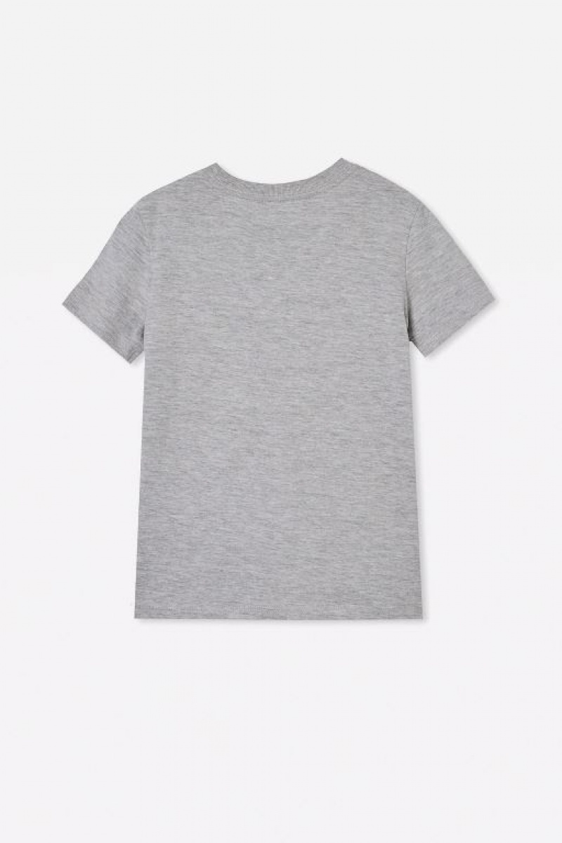 Cotton On Max Skater Short Sleeve Boys' T Shirts Light Grey | wYX3xwicb4i