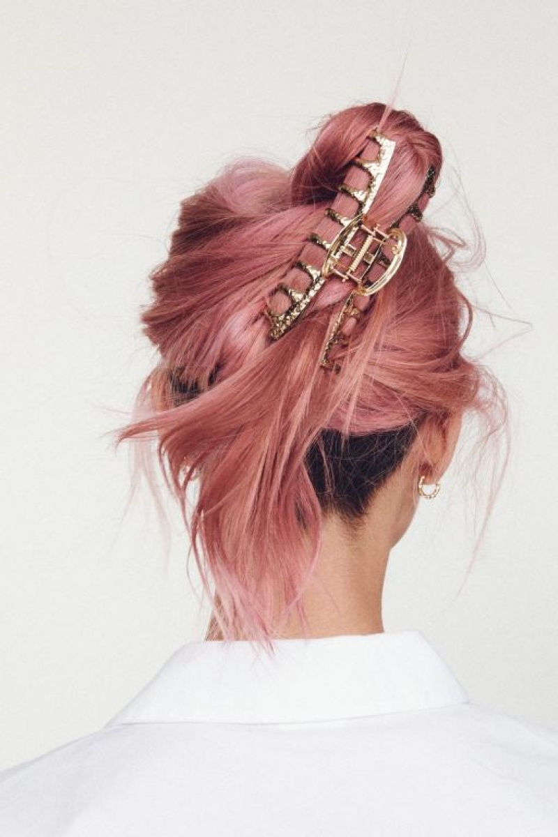 Cotton On Metal Hair Claw Women's Hair Accessories Gold | UTwNiP7nRlE