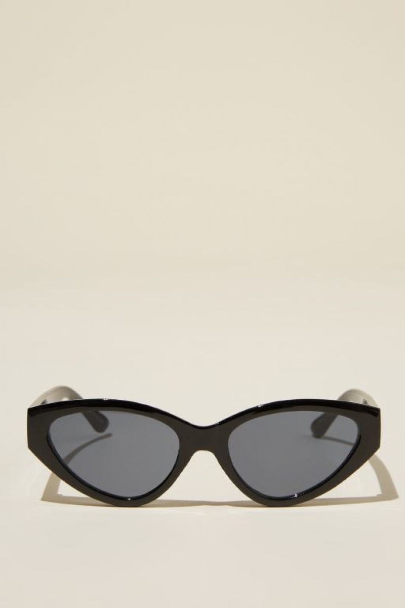 Cotton On Mia Cateye Women\'s Sunglasses Black | SLkB7QMvLbF