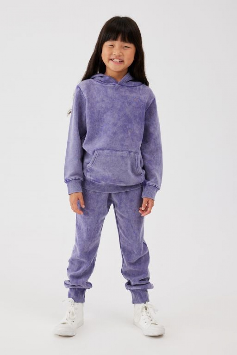 Cotton On Milo Girls' Hoodie Purple Wash | Vk9MuFI9VPC