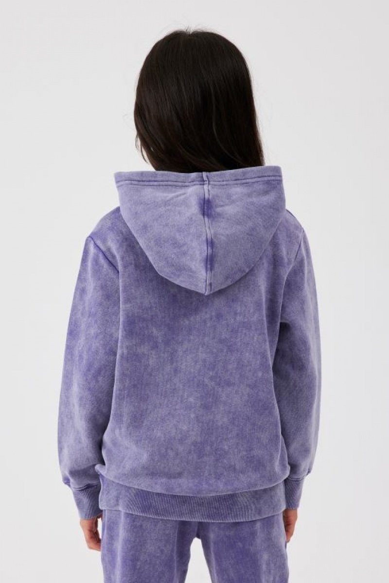 Cotton On Milo Girls' Hoodie Purple Wash | Vk9MuFI9VPC