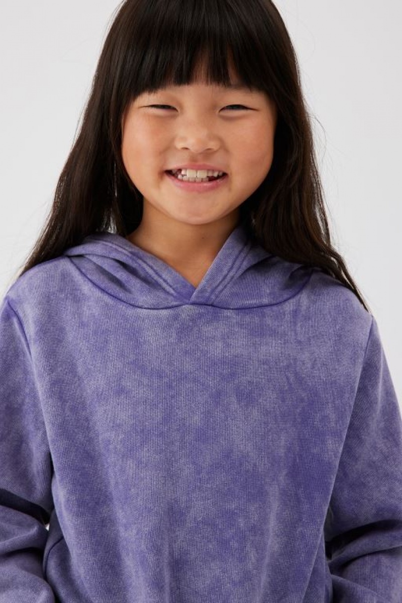 Cotton On Milo Girls' Hoodie Purple Wash | Vk9MuFI9VPC