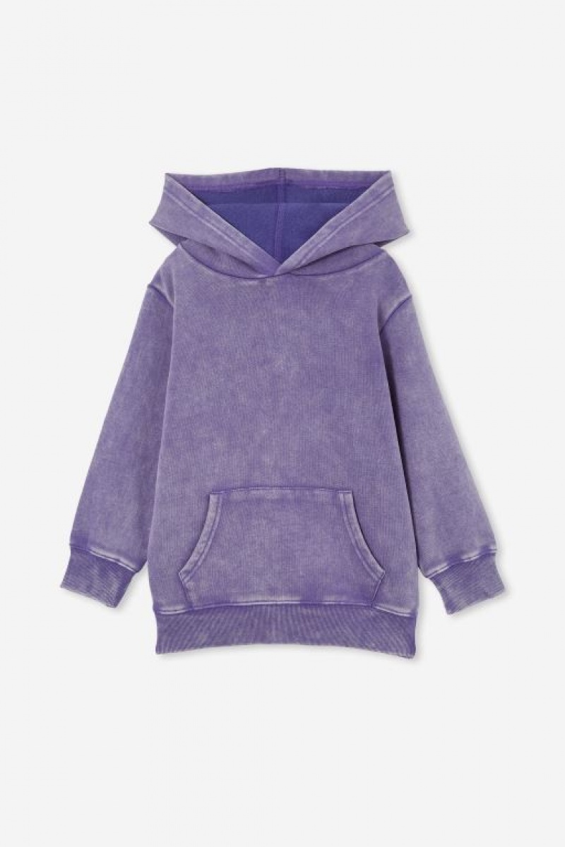 Cotton On Milo Girls' Hoodie Purple Wash | Vk9MuFI9VPC