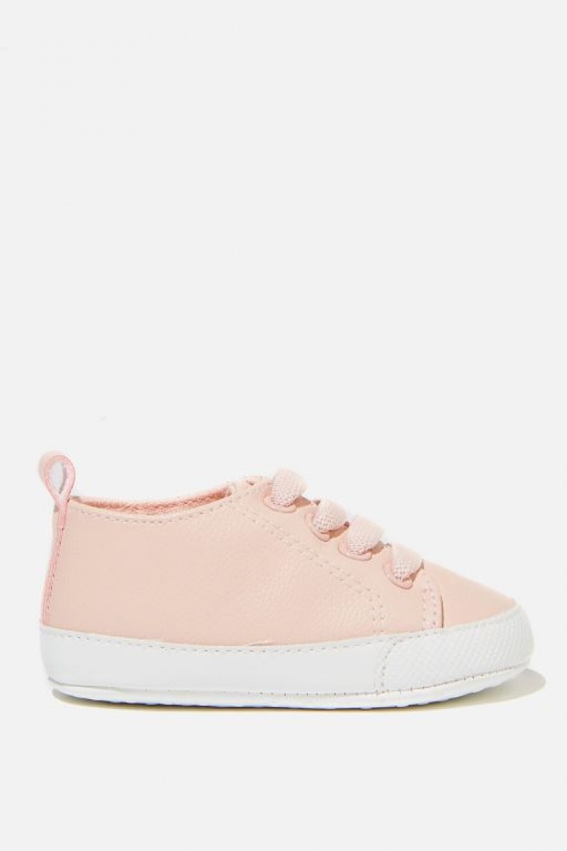 Cotton On Mini Classic Girls' Sneakers Coral | nNb33oCqLCD