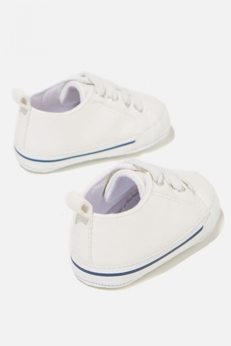 Cotton On Mini Classic Girls' Sneakers White | e1eXSm4jWxq