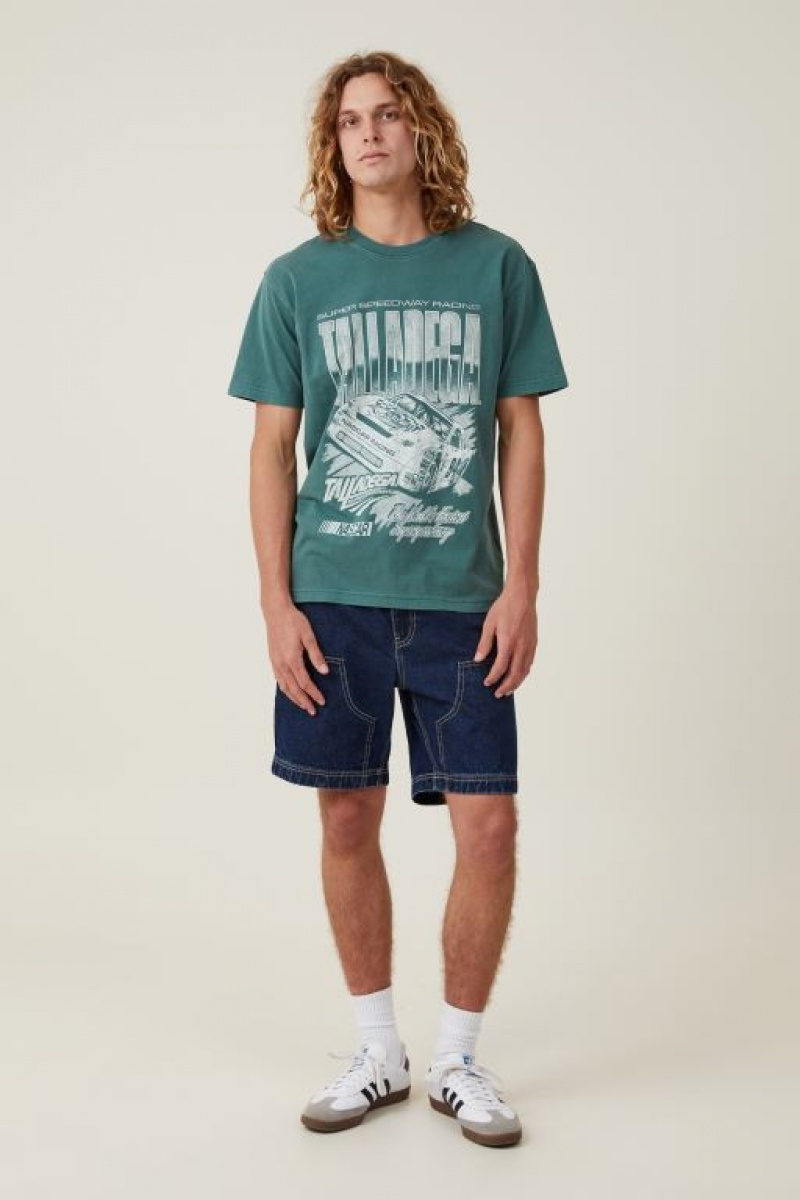 Cotton On Nascar Loose Fit Men's Graphic T-Shirts Lcn | 1Flfui9QZ0G