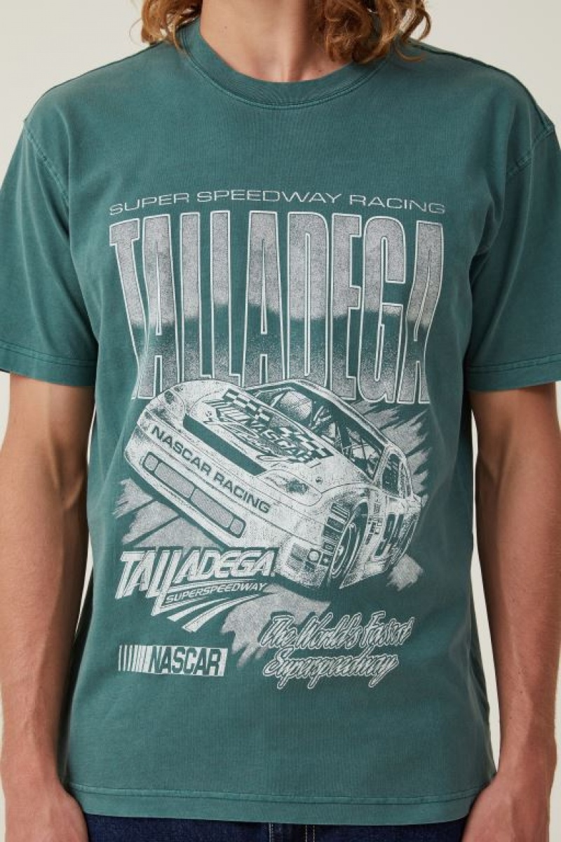 Cotton On Nascar Loose Fit Men's Graphic T-Shirts Lcn | 1Flfui9QZ0G