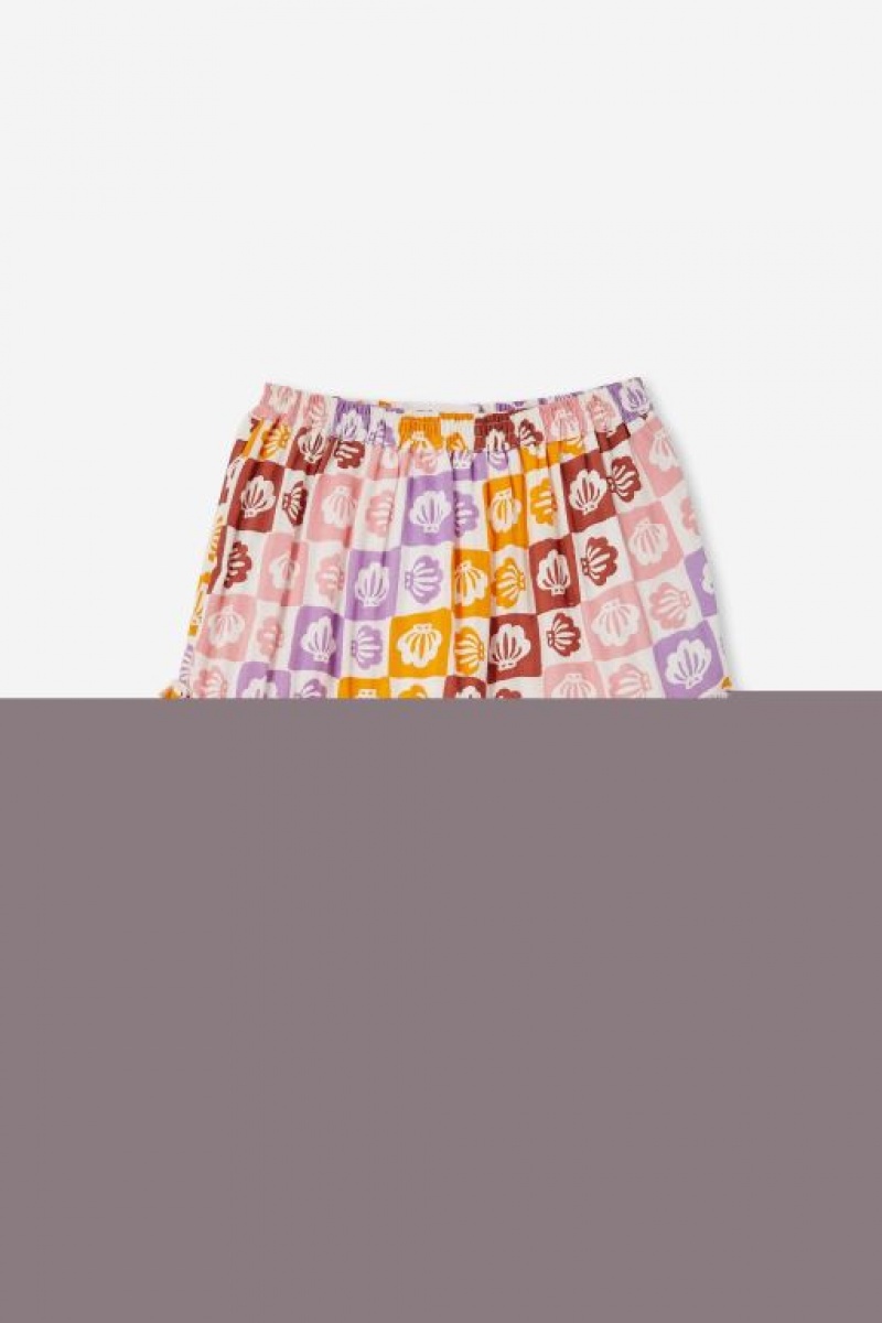 Cotton On Natalie Skirt Girls' Dress Multicolor | 4QXvBKfnAYJ