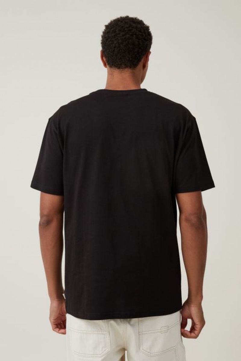 Cotton On Nba Loose Fit Men's Graphic T-Shirts Black | bnSCND6JFf8