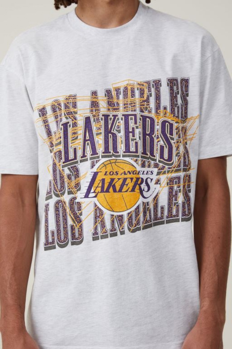 Cotton On Nba Loose Fit Men's Graphic T-Shirts White | g1cTBkbkC1a