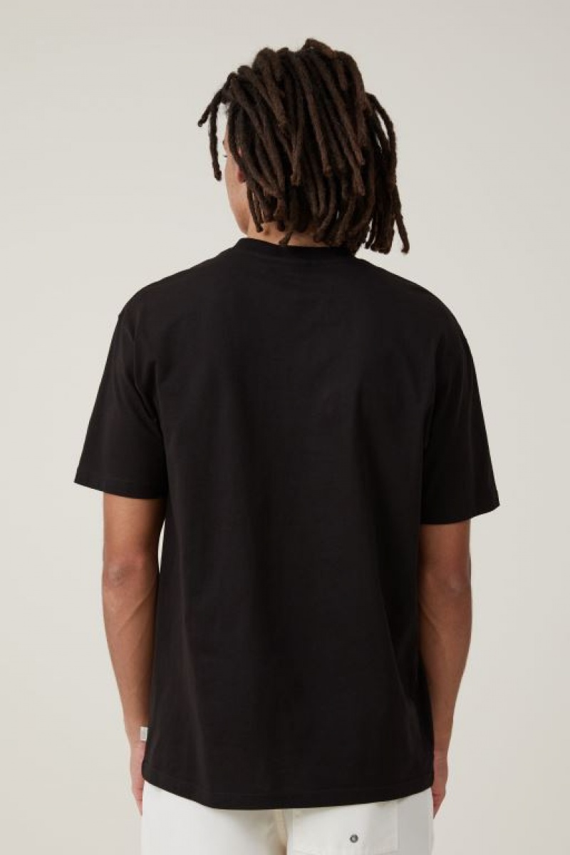 Cotton On Nba Loose Fit Men's Graphic T-Shirts Black | 4v7CRKQMDKu