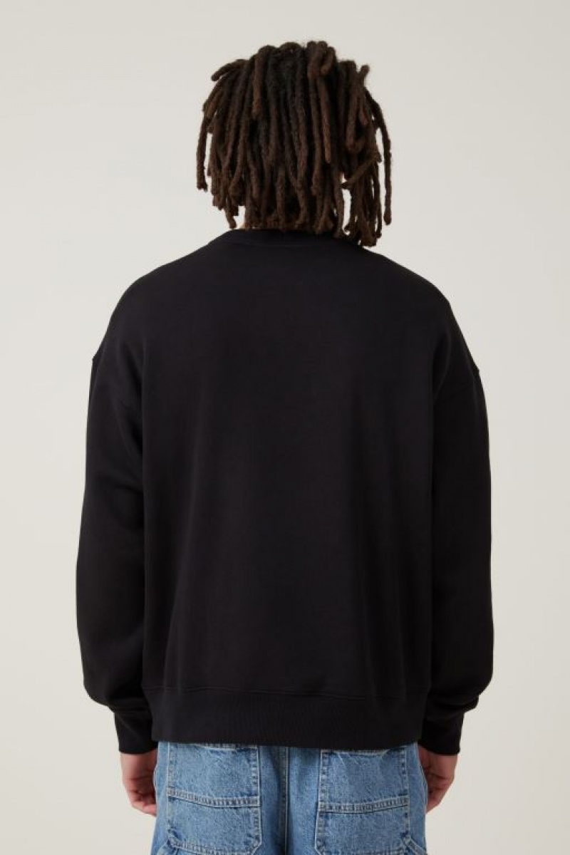 Cotton On Nba Oversized Sweater Men's Jumpers Black | vioEpZRz5hC