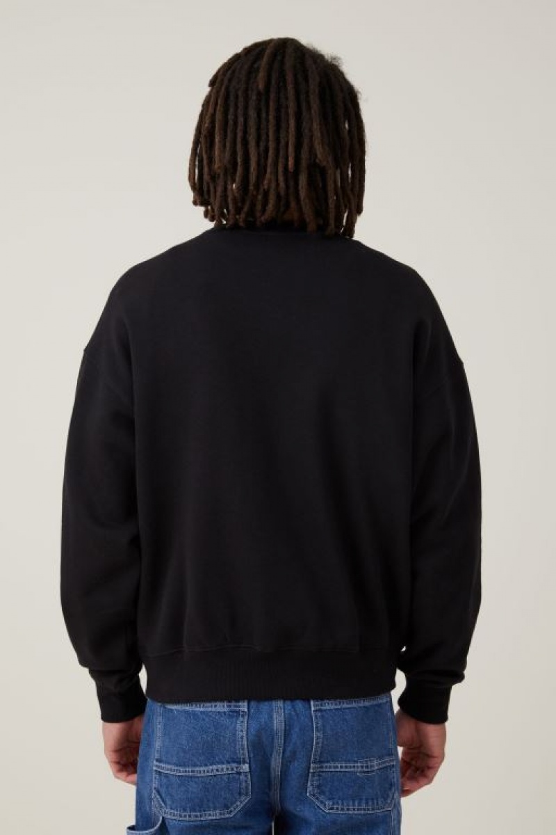 Cotton On Nba Oversized Sweater Men's Jumpers Black | QM6CQHpOShs