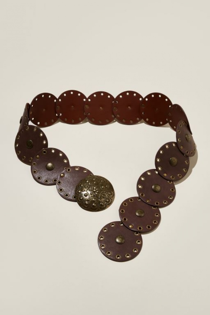 Cotton On Not My First Rodeo Women's Belts Brown / Gold | Oncjf2XjAHi