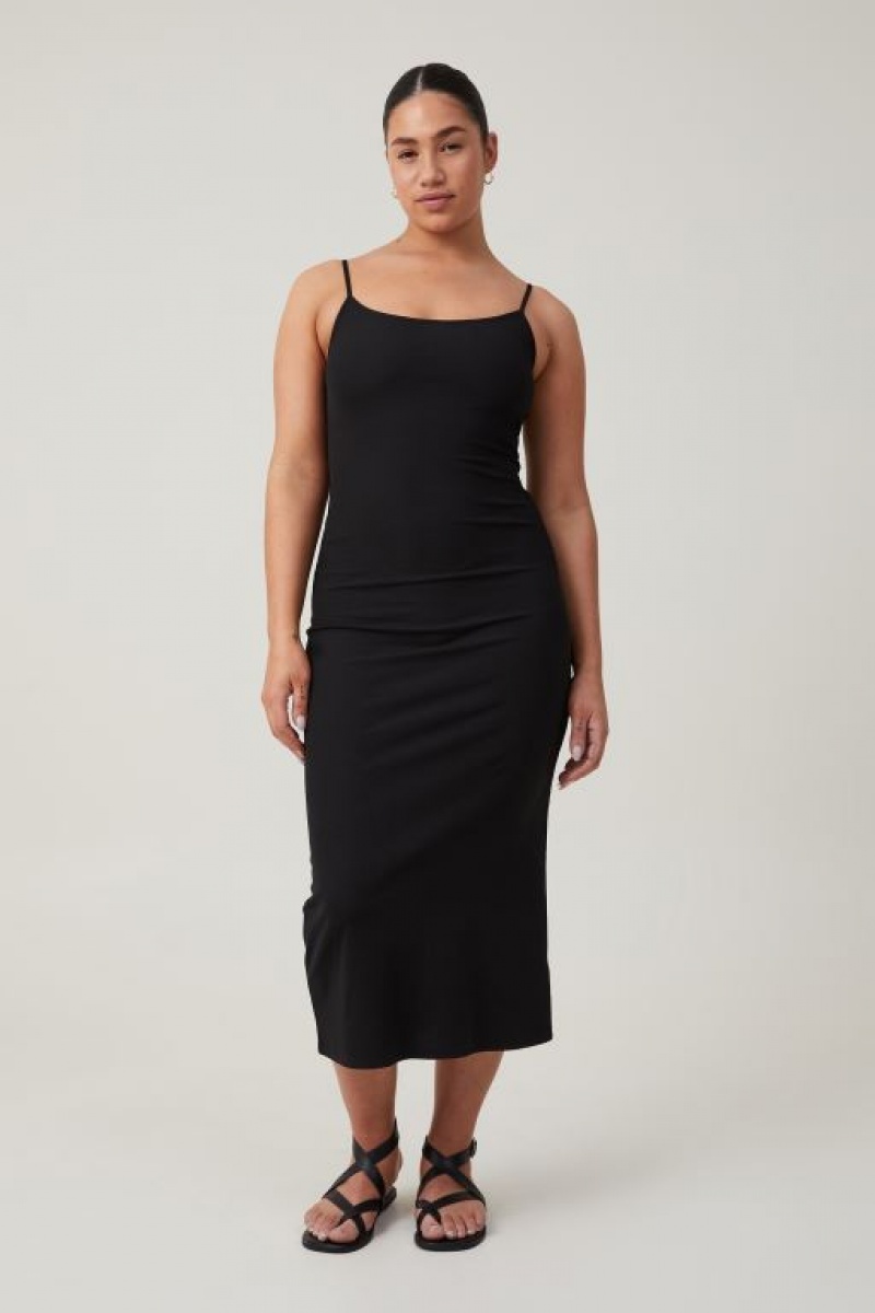 Cotton On Olivia Women\'s Maxi Dress Black | Im3rDqO818N