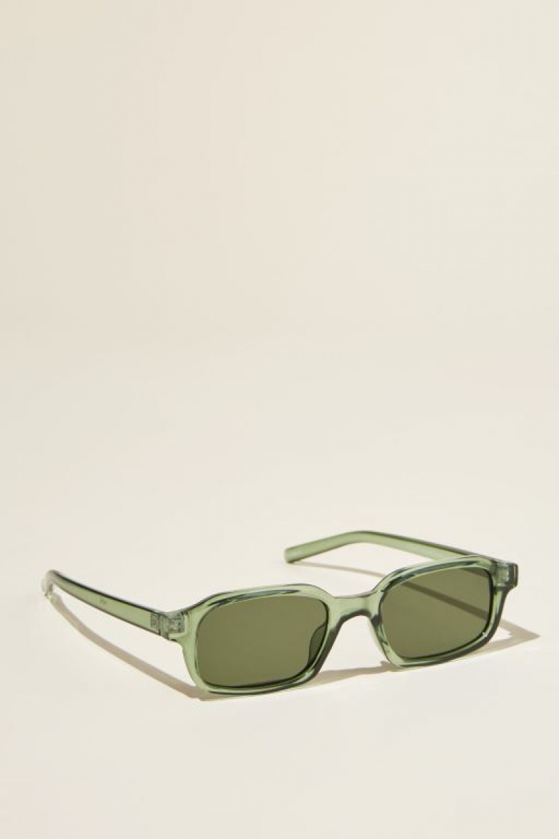 Cotton On Ollie Square Women's Sunglasses Khaki | yqhzqGemJU3
