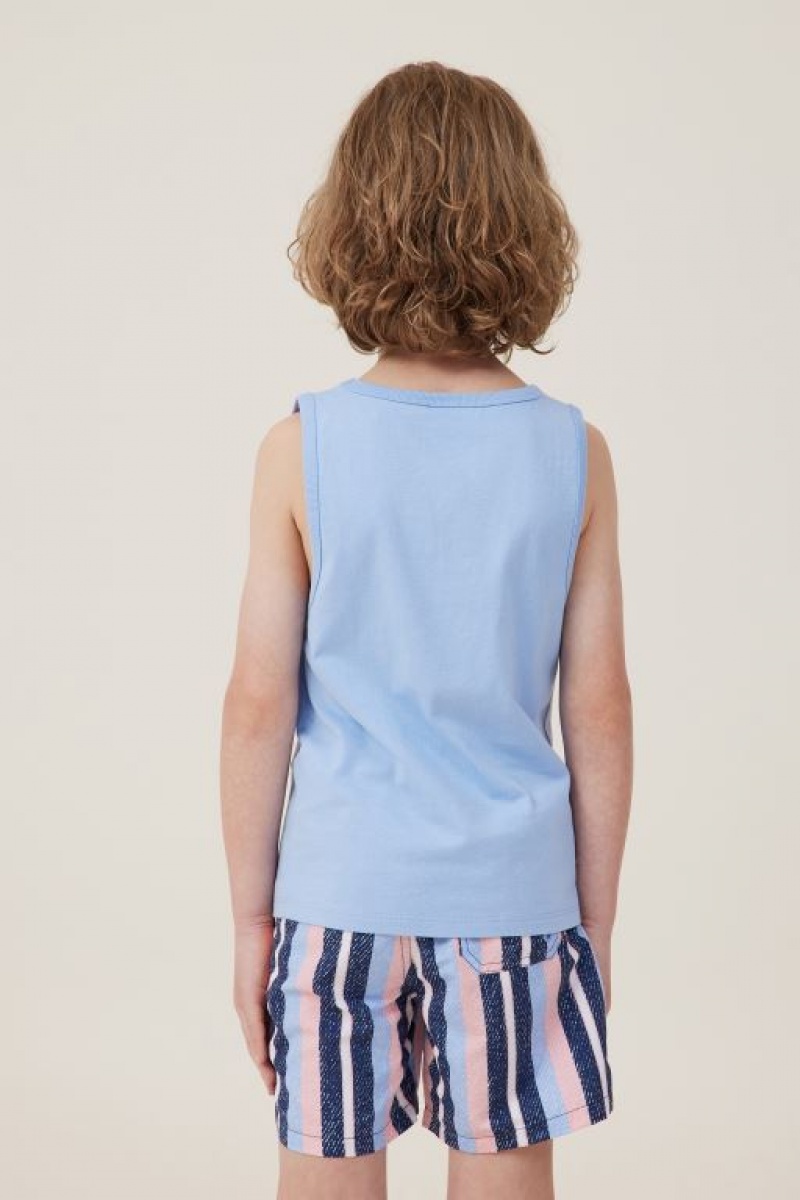 Cotton On Olsen Boys' T Shirts Blue | YBIiHKRMUsk