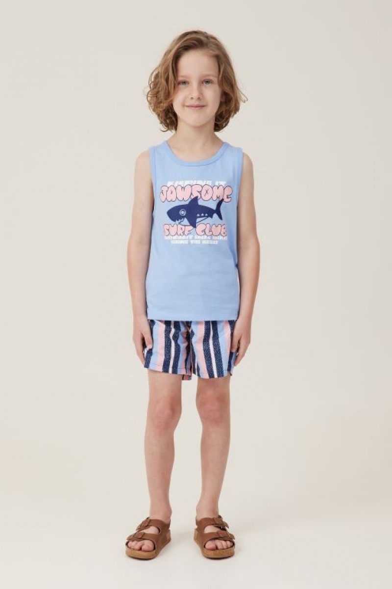 Cotton On Olsen Boys' T Shirts Blue | YBIiHKRMUsk