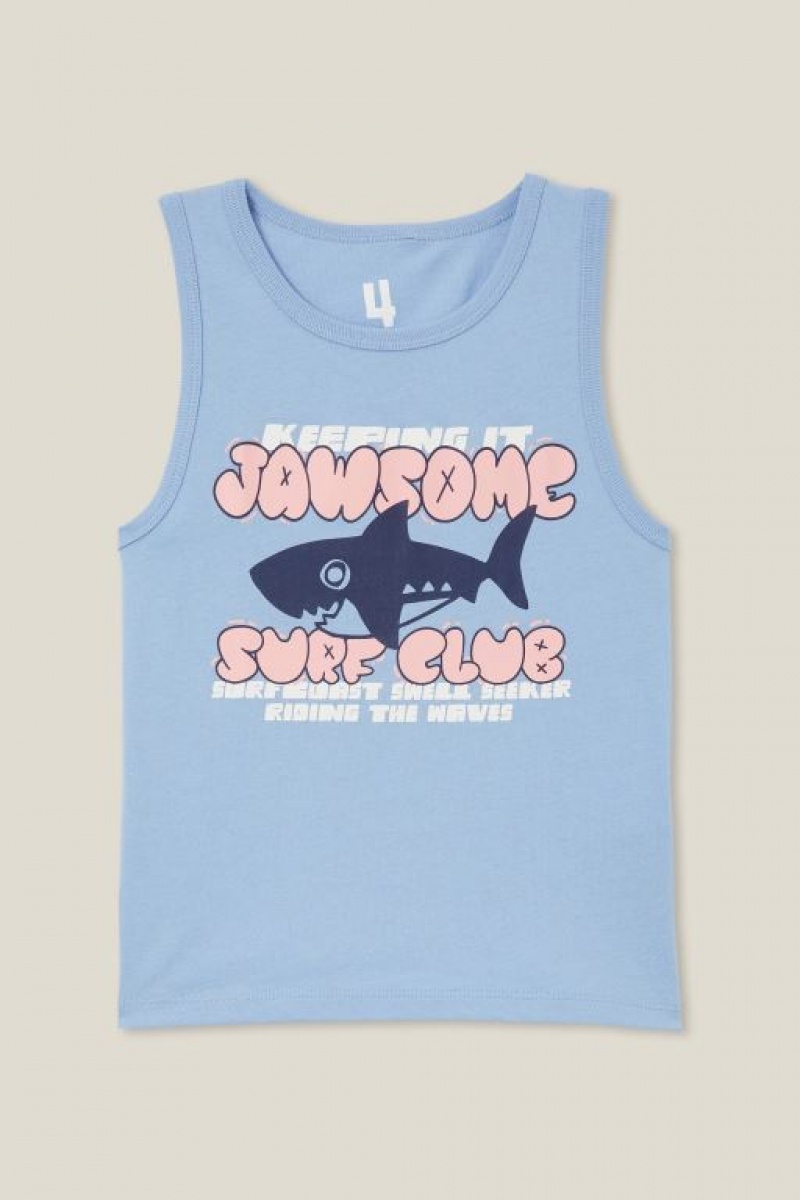 Cotton On Olsen Boys' T Shirts Blue | YBIiHKRMUsk