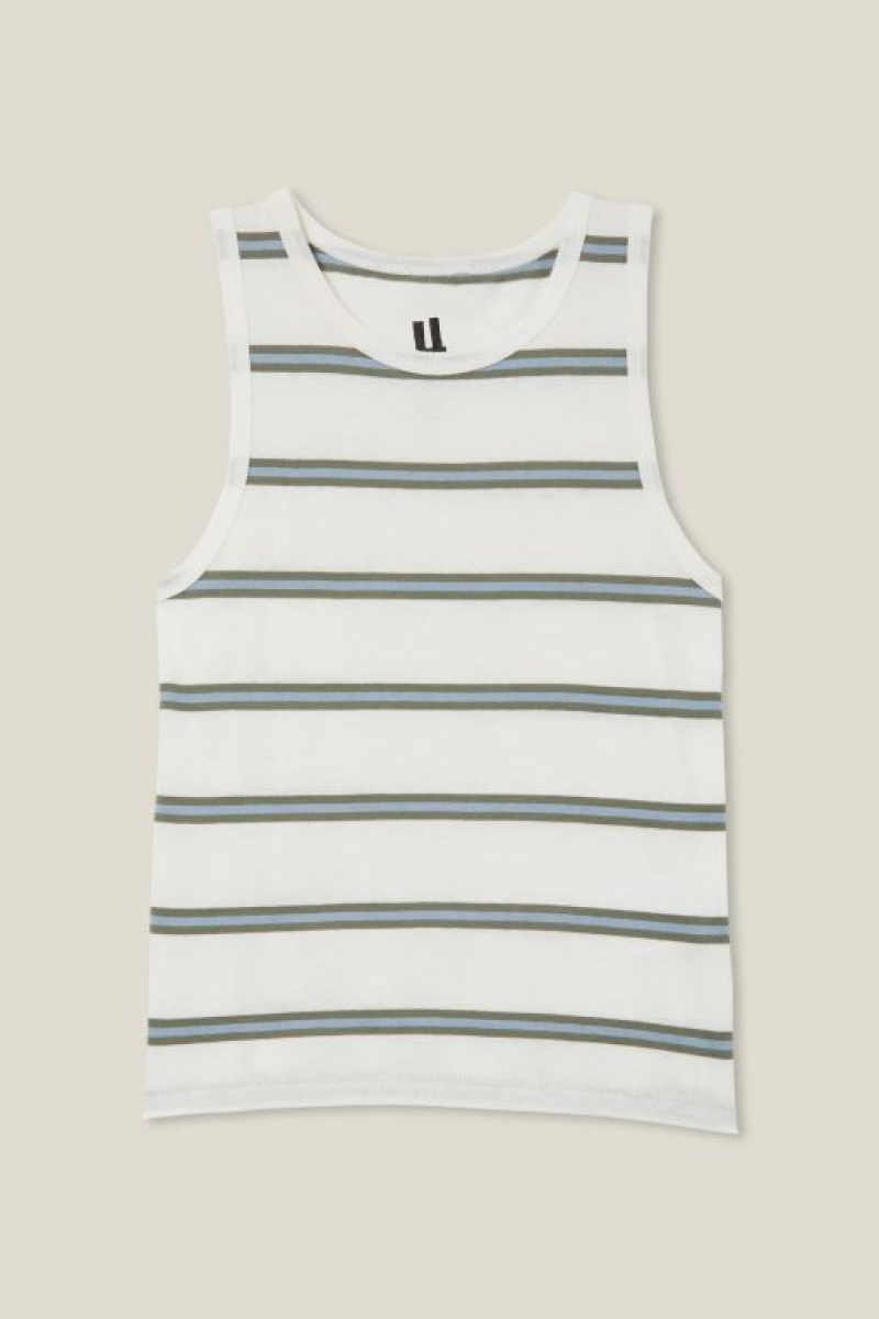 Cotton On Olsen Boys' T Shirts Light Yellow Stripes | b71mh8qXDxf
