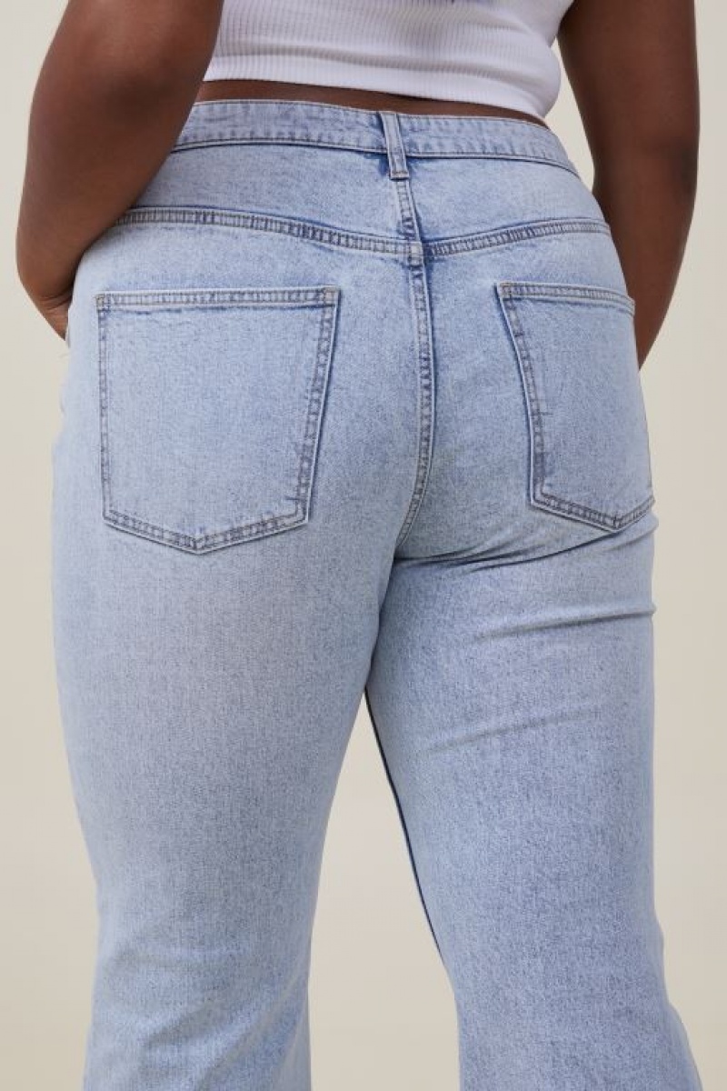 Cotton On Original Flare Jean Women's Pants Blue | rGlCDte7w6n