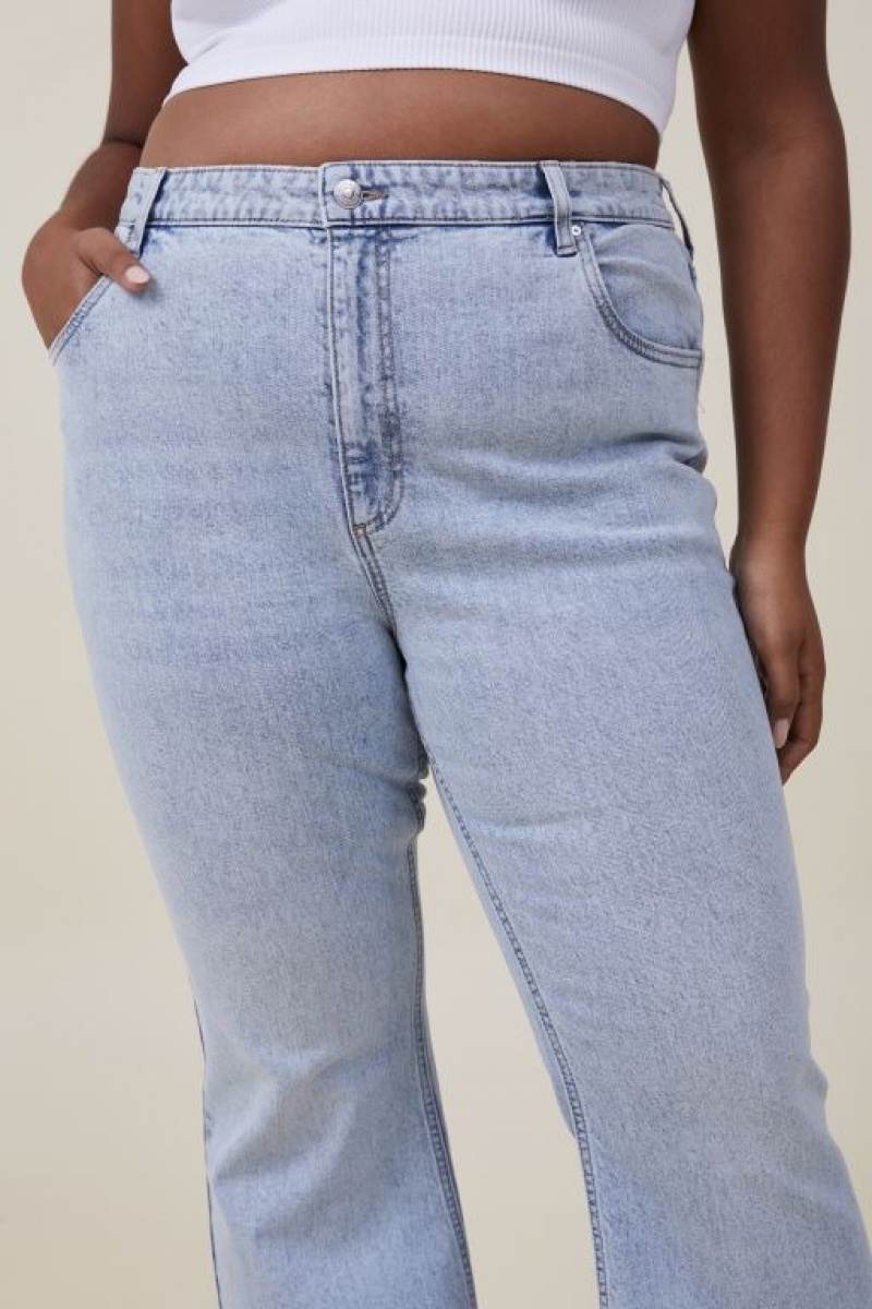 Cotton On Original Flare Jean Women's Pants Blue | rGlCDte7w6n