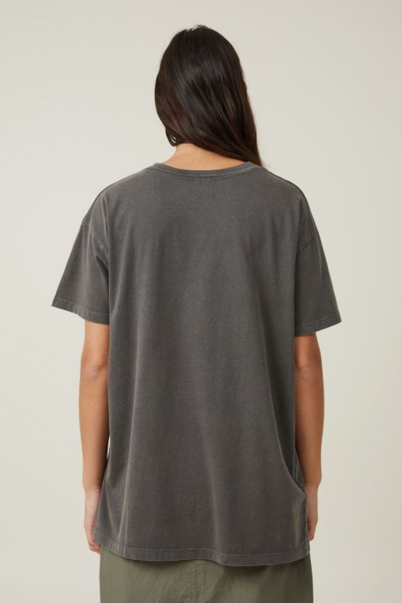 Cotton On Oversized Fit Nirvana Women's Graphic T-Shirts Lcn | avo6RGEFQAz