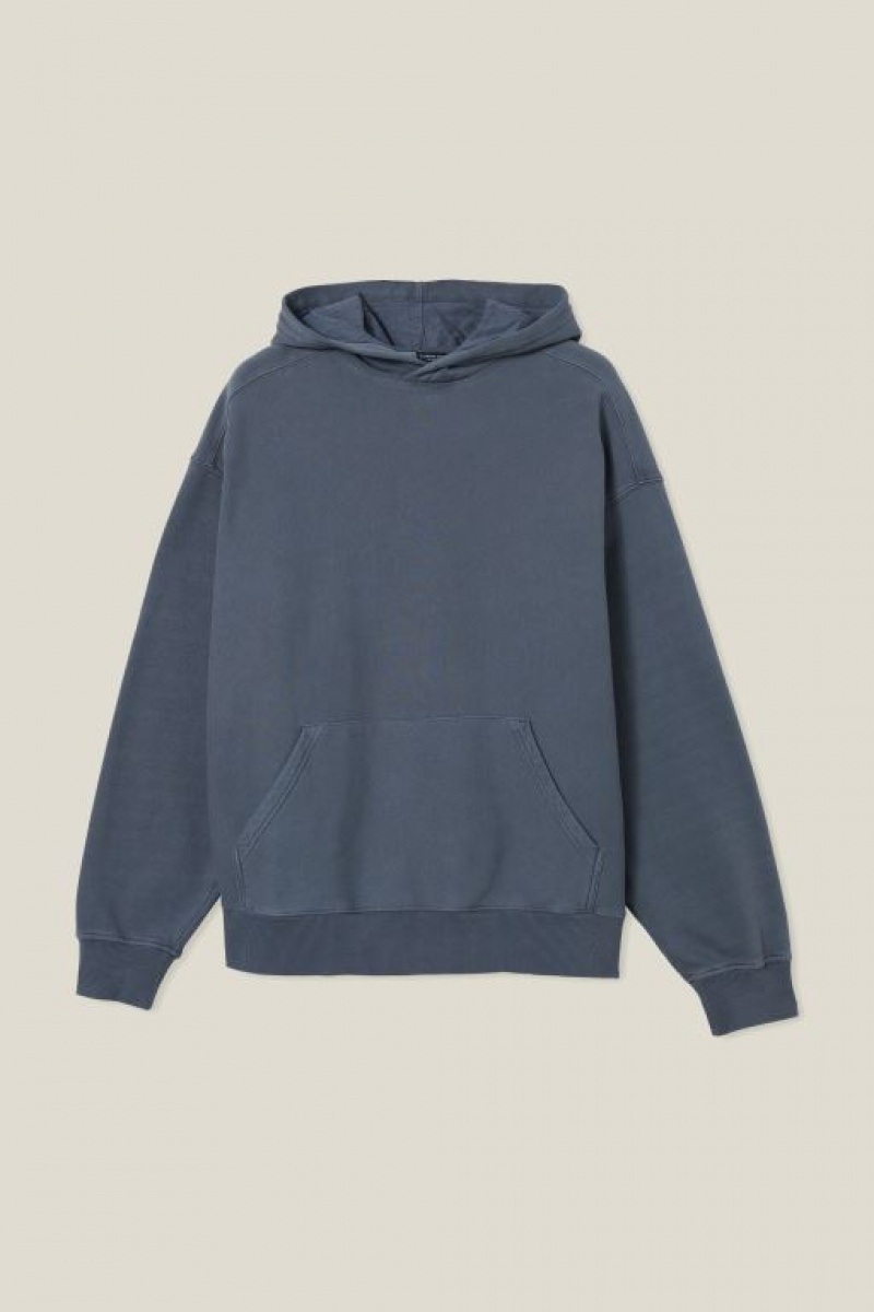 Cotton On Oversized Men\'s Hoodie Blue | M5EYkno97ai