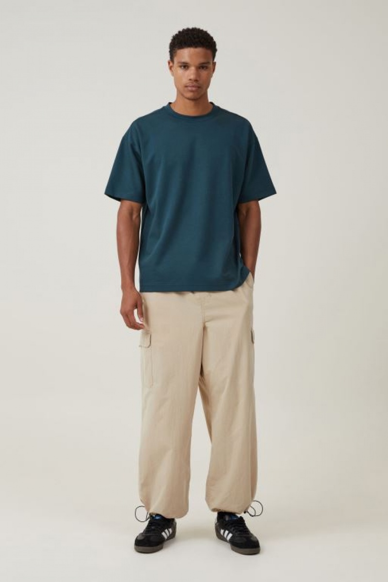 Cotton On Parachute Field Men\'s Pants Brown | yF0qwPTPiET