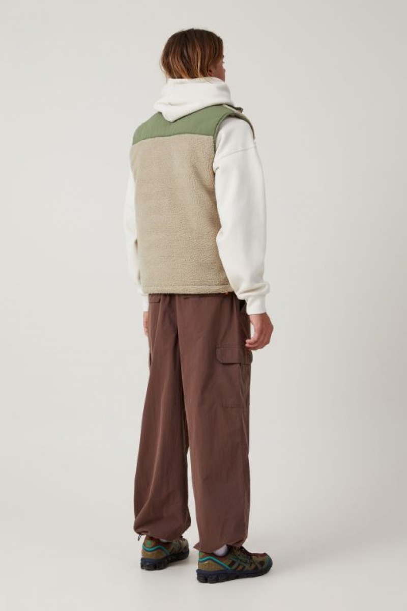 Cotton On Parachute Field Men's Pants Chocolate | Z2ejjaU1bTM