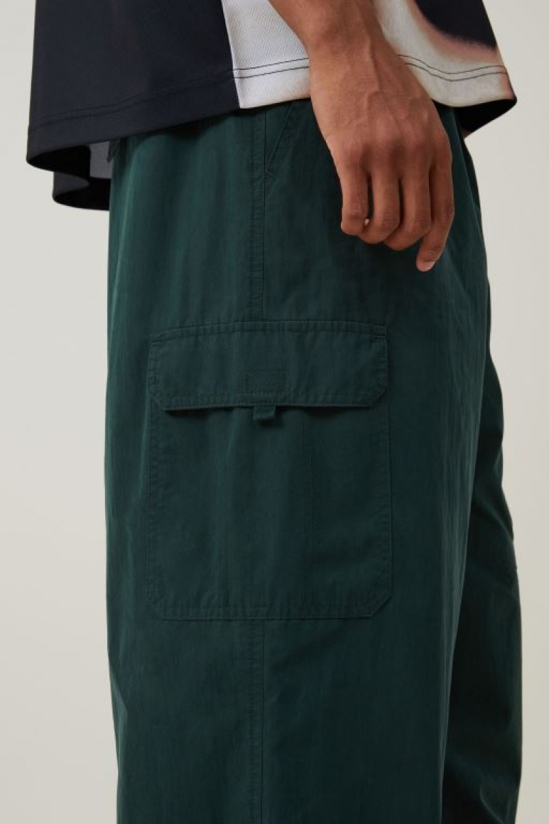 Cotton On Parachute Field Men's Pants Green | 4FpLwesPYGg
