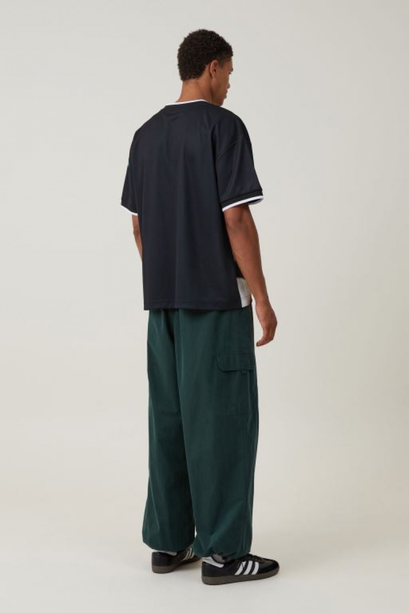 Cotton On Parachute Field Men's Pants Green | 4FpLwesPYGg