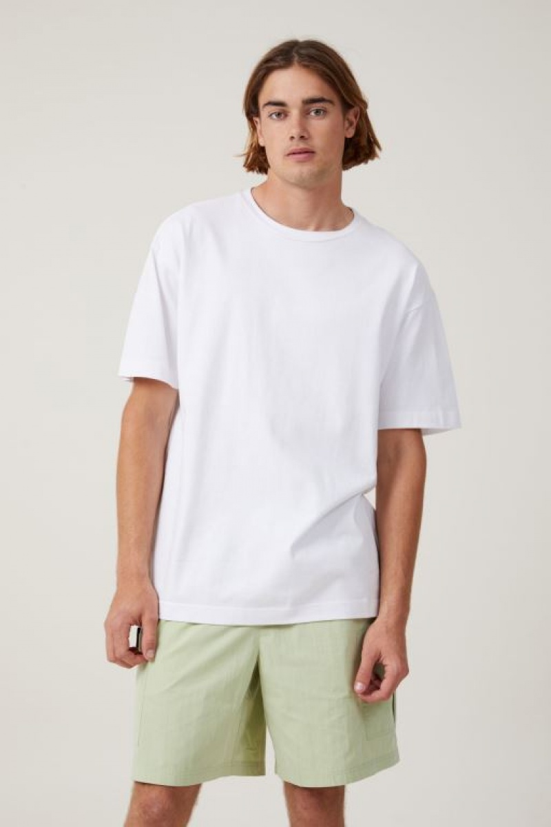 Cotton On Parachute Field Men's Shorts Matcha | 7M6MB9GSRow