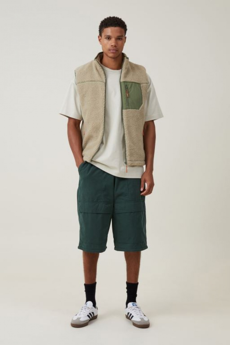 Cotton On Parachute Super Baggy Men's Pants Green | qDO0EhCaErJ