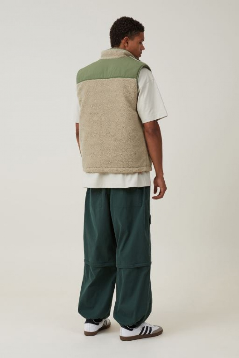 Cotton On Parachute Super Baggy Men's Pants Green | qDO0EhCaErJ