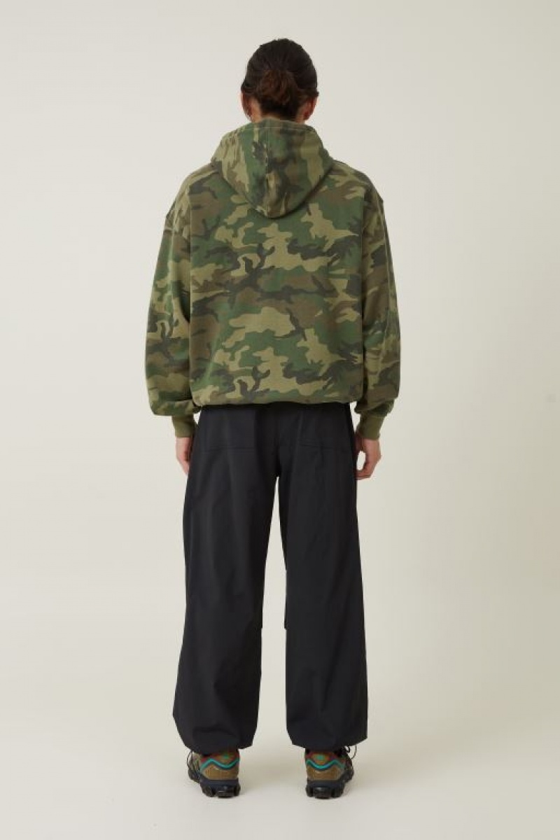 Cotton On Parachute Utility Men's Pants Black | 3piFWgmhFsF