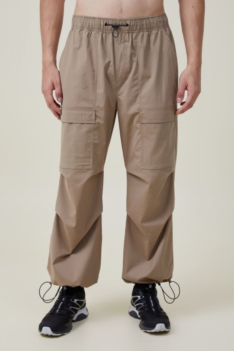 Cotton On Parachute Utility Men's Pants Grey | pZxqFIyOjir