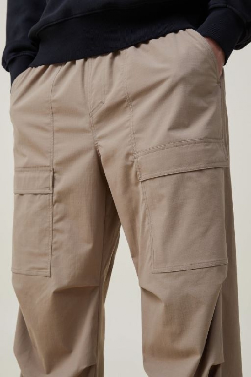 Cotton On Parachute Utility Men's Pants Grey | pZxqFIyOjir